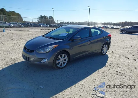 2013 Hyundai Elantra Limited из США, поврежденный, VIN 5NPDH4AEXDH259180